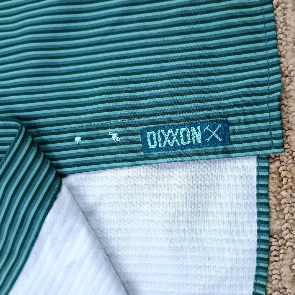 Dixxon Flannel Co The Benny Triple Stripe Women Small Teal Green Workwear Shirt - Picture 6 of 9